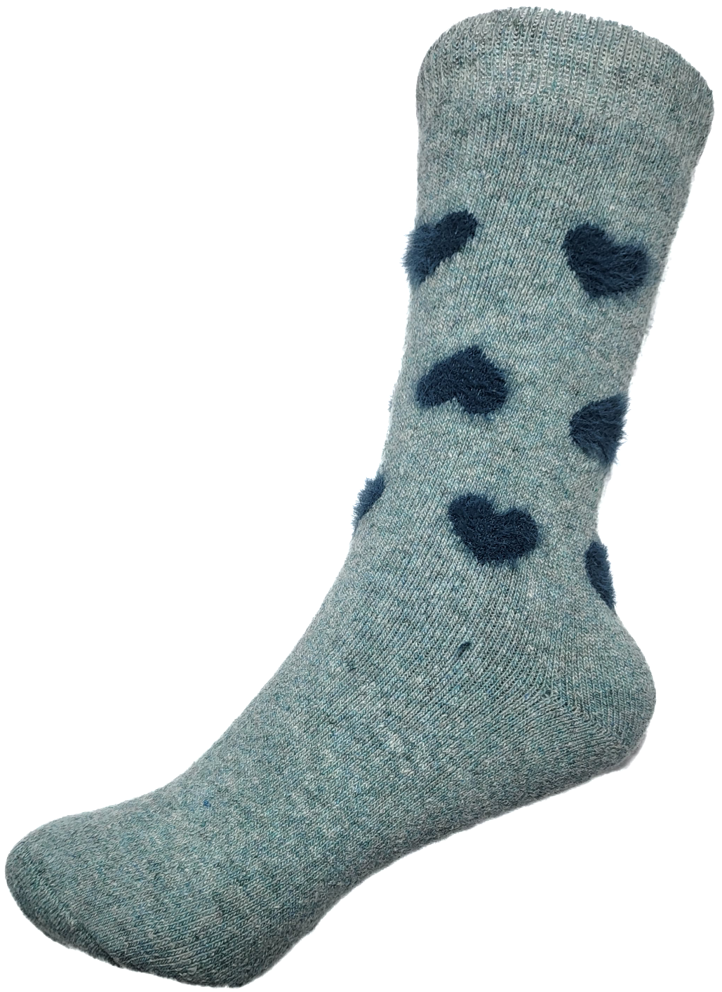 VERA TUCCI HEARTS DESIGN WOMEN'S THERMAL WINTER SOCKS RMD2305-86-01 NEW FOR AW23!